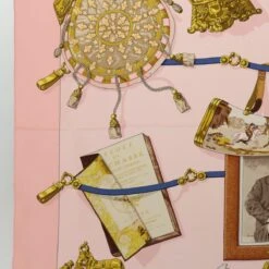 Brand Street HERMES Carre 90 Memoire D' Scarf Silk Pink Auth Am6008 -Best Jewelry Store am6008 5