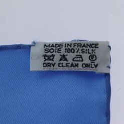Brand Street HERMES Carre 90 Vive Les Champions Scarf Silk Blue White Auth Am6019 -Best Jewelry Store am6019 15
