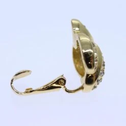 Brand Street CHRISTIAN DIOR Earring Necklace Set Gold Auth Am6081 -Best Jewelry Store am6081 19