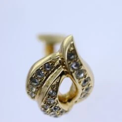 Brand Street CHRISTIAN DIOR Earring Necklace Set Gold Auth Am6081 -Best Jewelry Store am6081 20