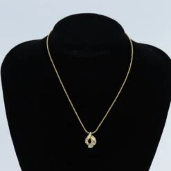 Brand Street CHRISTIAN DIOR Earring Necklace Set Gold Auth Am6081 -Best Jewelry Store am6081 4