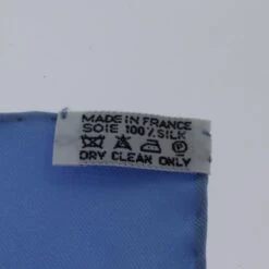Brand Street HERMES Carre 90 Scarf "L'AIR MARIN" Silk Blue Auth Am6175 -Best Jewelry Store am6175 14