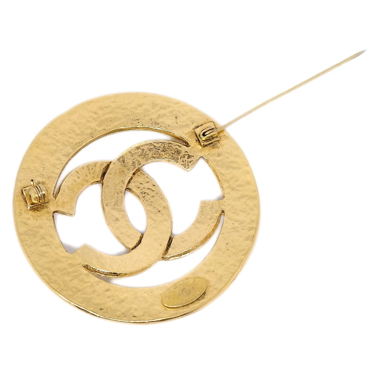 AMORE Vintage CHANEL 1994 Cutout CC Round Brooch A53802 4 AMORE Vintage CHANEL 1994 Cutout CC Round Brooch A53802 - Image 2