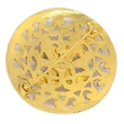 AMORE Vintage CHANEL Medallion Brooch Pin Gold 95A Ao30618 -Best Jewelry Store ao30618 02 02091bbd 8c8c 4fb9 80cd d5500fd875a5