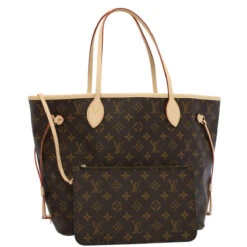 Brand Street LOUIS VUITTON Monogram Neverfull MM Tote Bag M40156 LV Auth Ar10581S