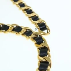 Style Tribute CHANEL Chain Belt Metal Leather 33.5" Black Gold Cc Auth Ar11056 -Best Jewelry Store ar11056 4 6ef0f7cb d60c 4c98 a6d4 23d4fce371c4