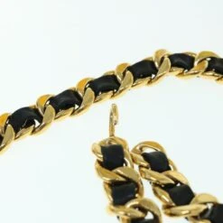 Style Tribute CHANEL Chain Belt Metal Leather 33.5" Black Gold Cc Auth Ar11056 -Best Jewelry Store ar11056 5 15b14ad6 8eca 4af1 bd7f a67cca551b00