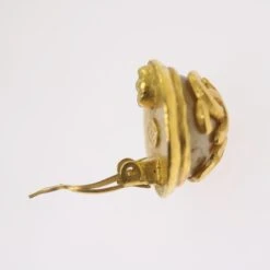 Brand Street CHANEL Triple Coco Earring Gold CC Auth Ar11464B -Best Jewelry Store ar11464B 12