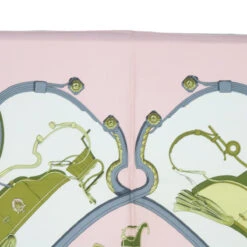 Brand Street HERMES Carre 90 SPRINGS Scarf Silk Pink Auth Ar11545 -Best Jewelry Store ar11545 3