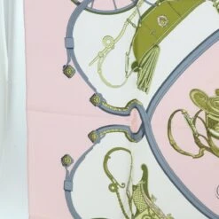Brand Street HERMES Carre 90 SPRINGS Scarf Silk Pink Auth Ar11545 -Best Jewelry Store ar11545 9