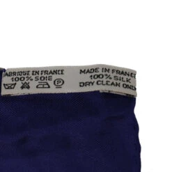 Brand Street HERMES Carre 90 Scarf "A LA GLOIRE DE GVILLAVME" Silk Blue Auth Ar9762 -Best Jewelry Store ar9762 10