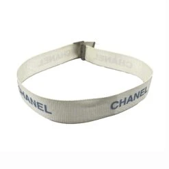 Luxury Resale Network CHANEL - Vintage 99S 1999 Logo Adjustable Nylon Web - White - XS/S - Belt -Best Jewelry Store b0ef2dcb 7a9a 5dcf 9ae2 292f4ec7d058 41af436c de4e 4795 893e ed3f6c1b4cf7
