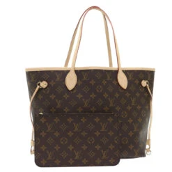 Style Tribute LOUIS VUITTON Monogram Neverfull Mm Tote Bag M40156 Lv Auth B359a