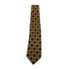 Style Tribute LANVIN Navy Blue/ Yellow Print Silk Tie -Best Jewelry Store b4f0bc64137bbc5a1eceb95e08eb353c