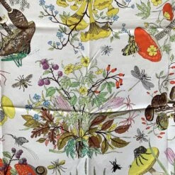 Opherty Ciocci GUCCI Vintage Beige Floral Silk Scarf Funghi Mushrooms 1967 Accornero 10 Opherty Ciocci GUCCI Vintage Beige Floral Silk Scarf Funghi Mushrooms 1967 Accornero -Best Jewelry Store bc24a3ac a952 555d aaaf dbef1f12c6fe