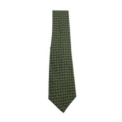 Style Tribute GUCCI Black & Green Print Tie