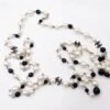 Lar Vintage CHANEL Black Enamel CC Black Bead Pearl Necklace 1 Lar Vintage CHANEL Black Enamel CC Black Bead Pearl Necklace -Best Jewelry Store blk enamel cc blk bead pearl nk 1