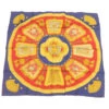 Brand Street HERMES Carre90 Scarf "Porte Et Cavalerie" Silk Blue Auth Am374b