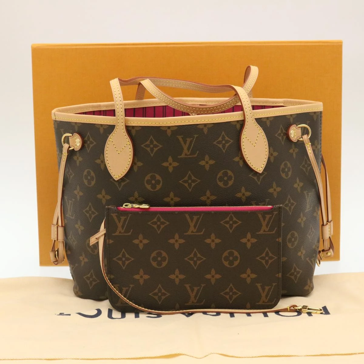 Brand Street LOUIS VUITTON Monogram Neverfull PM Tote Bag M40155 LV Auth Am452bA 14 Brand Street LOUIS VUITTON Monogram Neverfull PM Tote Bag M40155 LV Auth Am452bA - Image 12