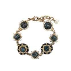 Rewind Vintage CHANEL Stone Embellished Baroque Bracelet