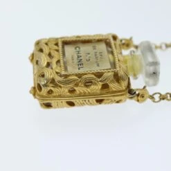 Brand Street CHANEL Perfume N�‹5 Necklace Metal Gold CC Auth Bs13939 -Best Jewelry Store bs13939 5