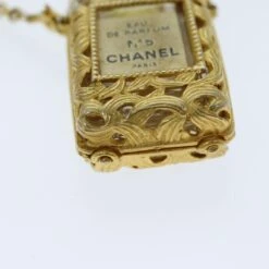 Brand Street CHANEL Perfume N�‹5 Necklace Metal Gold CC Auth Bs13939 -Best Jewelry Store bs13939 8
