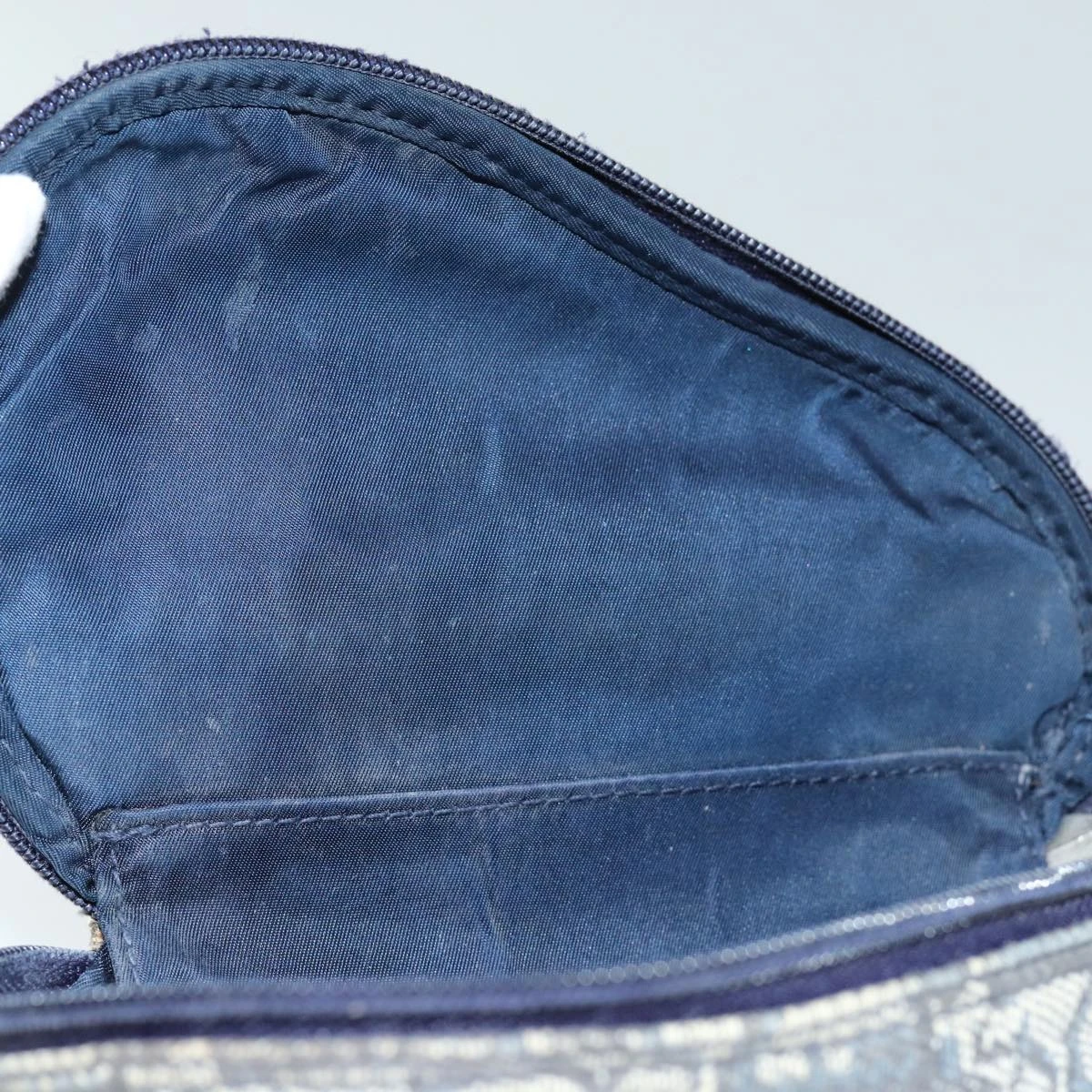 Brand Street CHRISTIAN DIOR Trotter Canvas Saddle Pouch Accessory Pouch Navy Auth Bs14248 12 Brand Street CHRISTIAN DIOR Trotter Canvas Saddle Pouch Accessory Pouch Navy Auth Bs14248 - Image 10