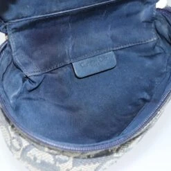 Brand Street CHRISTIAN DIOR Trotter Canvas Saddle Pouch Accessory Pouch Navy Auth Bs14248 32 Brand Street CHRISTIAN DIOR Trotter Canvas Saddle Pouch Accessory Pouch Navy Auth Bs14248 -Best Jewelry Store bs14248 18
