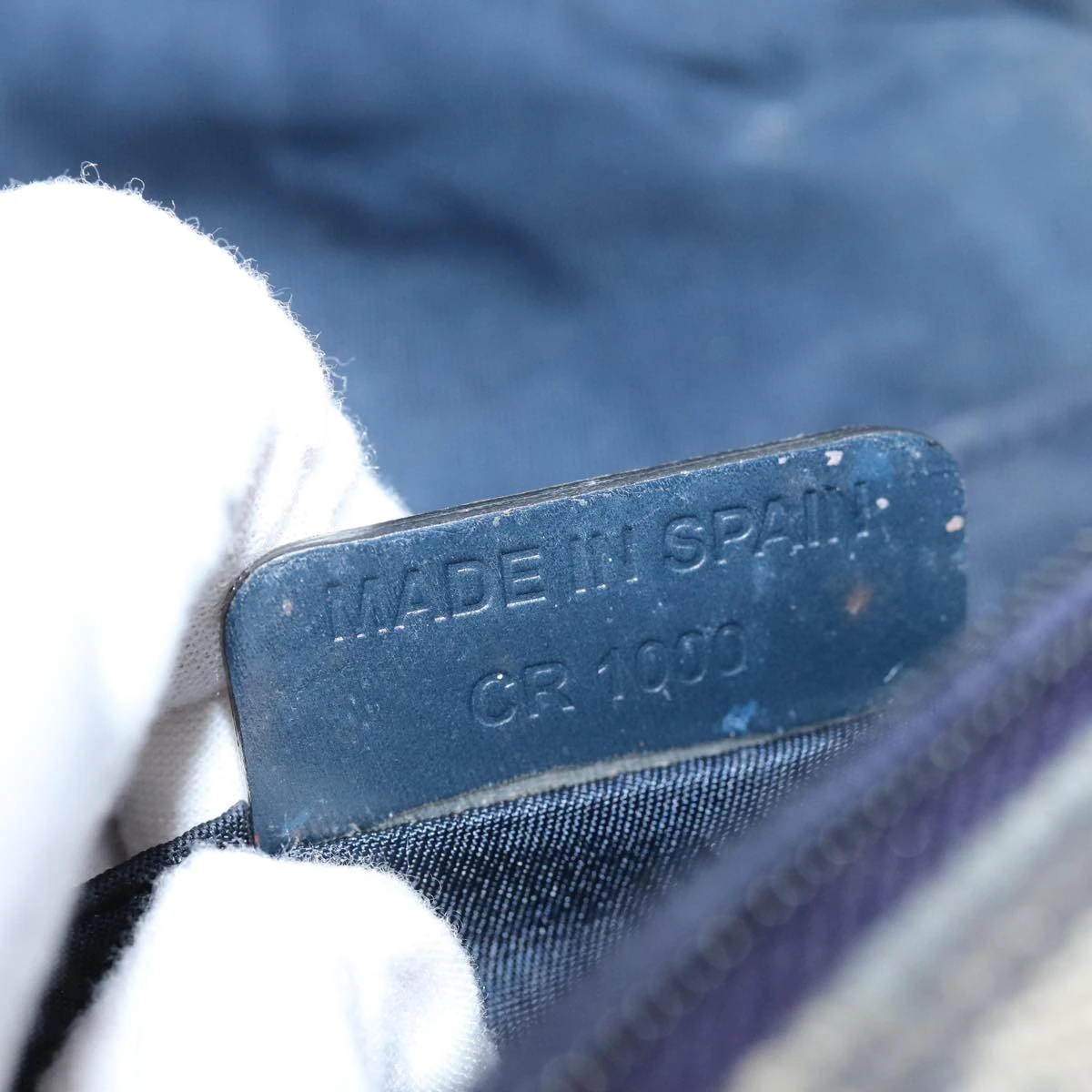 Brand Street CHRISTIAN DIOR Trotter Canvas Saddle Pouch Accessory Pouch Navy Auth Bs14248 14 Brand Street CHRISTIAN DIOR Trotter Canvas Saddle Pouch Accessory Pouch Navy Auth Bs14248 - Image 12