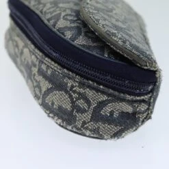 Brand Street CHRISTIAN DIOR Trotter Canvas Saddle Pouch Accessory Pouch Navy Auth Bs14248 24 Brand Street CHRISTIAN DIOR Trotter Canvas Saddle Pouch Accessory Pouch Navy Auth Bs14248 -Best Jewelry Store bs14248 4