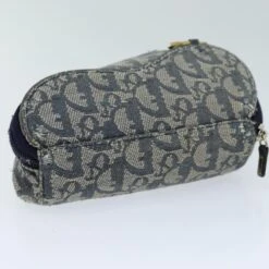 Brand Street CHRISTIAN DIOR Trotter Canvas Saddle Pouch Accessory Pouch Navy Auth Bs14248 27 Brand Street CHRISTIAN DIOR Trotter Canvas Saddle Pouch Accessory Pouch Navy Auth Bs14248 -Best Jewelry Store bs14248 6