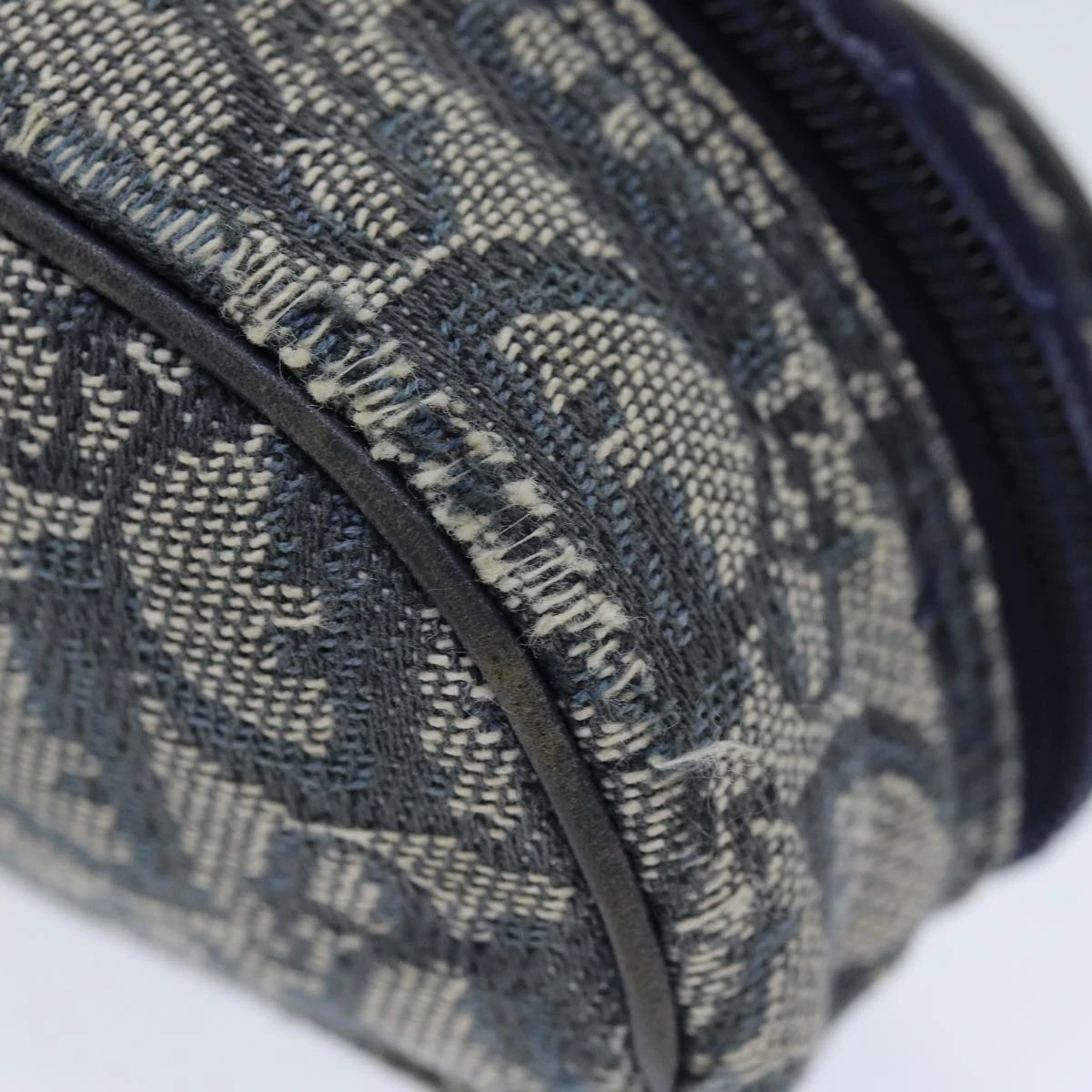 Brand Street CHRISTIAN DIOR Trotter Canvas Saddle Pouch Accessory Pouch Navy Auth Bs14248 16 Brand Street CHRISTIAN DIOR Trotter Canvas Saddle Pouch Accessory Pouch Navy Auth Bs14248 - Image 14