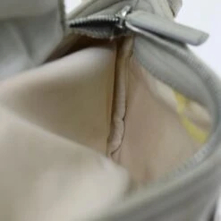 Brand Street FENDI Mamma Baguette Shoulder Bag Cotton Gray Auth Bs14545 -Best Jewelry Store bs14545 17