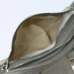 Brand Street FENDI Mamma Baguette Shoulder Bag Cotton Gray Auth Bs14545 -Best Jewelry Store bs14545 19