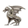 Brand Street HERMES Dragon Brooch Metal Silver Auth Bs7410 2 Brand Street HERMES Dragon Brooch Metal Silver Auth Bs7410 -Best Jewelry Store bs7410 1