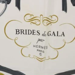 Brand Street HERMES Carre 90 BRIDES DE GALA Scarf Silk Pink White Auth Bs7742 -Best Jewelry Store bs7742 11