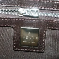 Brand Street FENDI Zucca Canvas Mamma Baguette Shoulder Bag Black Brown Auth Bs7953A 39 Brand Street FENDI Zucca Canvas Mamma Baguette Shoulder Bag Black Brown Auth Bs7953A -Best Jewelry Store bs7953 16