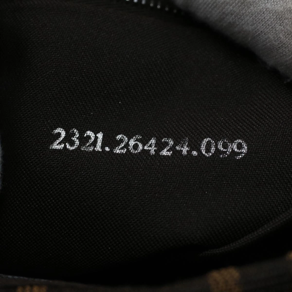 Brand Street FENDI Zucca Canvas Mamma Baguette Shoulder Bag Black Brown Auth Bs7953A 14 Brand Street FENDI Zucca Canvas Mamma Baguette Shoulder Bag Black Brown Auth Bs7953A - Image 12