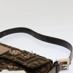 Brand Street FENDI Zucca Canvas Mamma Baguette Shoulder Bag Black Brown Auth Bs7953A 29 Brand Street FENDI Zucca Canvas Mamma Baguette Shoulder Bag Black Brown Auth Bs7953A -Best Jewelry Store bs7953 8