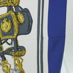 Brand Street HERMES Carre 90 BRIDES De GALA Scarf Silk Blue White Auth Bs8061 -Best Jewelry Store bs8061 5