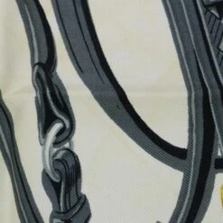 Brand Street HERMES Carre 90 BRIDES De GALA Scarf Silk Blue White Auth Bs8061 -Best Jewelry Store bs8061 8