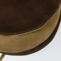 Brand Street CHRISTIAN DIOR Saddle Shoulder Bag Suede Brown Auth Bs9663 -Best Jewelry Store bs9663 13