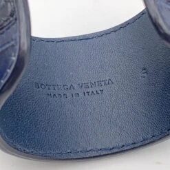 Opherty Ciocci BOTTEGA VENETA Blue Leather Woven Wide Bracelet Cuff Size S -Best Jewelry Store c10c8d3c ba6d 5dee 95e8 c0bd0864fdd5