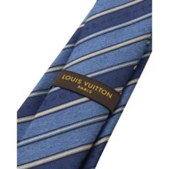 Style Tribute LOUIS VUITTON Dark Blue Striped Monogram Print Tie 9 Style Tribute LOUIS VUITTON Dark Blue Striped Monogram Print Tie -Best Jewelry Store c471e231f3cabf022534d37e1c9446d7