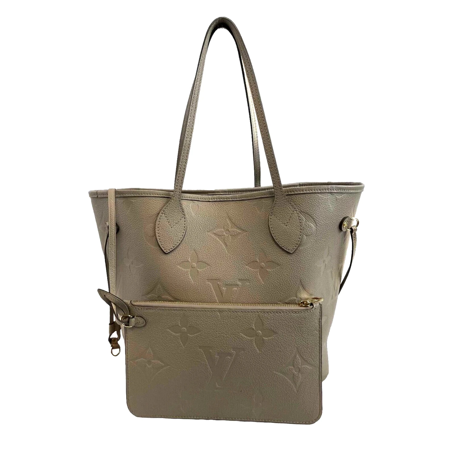 Luxury Resale Network LOUIS VUITTON Neverfull Empreinte Monogram W/Pouch MM 3 Luxury Resale Network LOUIS VUITTON Neverfull Empreinte Monogram W/Pouch MM