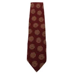 Style Tribute GIORGIO ARMANI Burgundy Print Tie