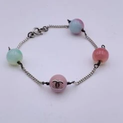 Opherty Ciocci CHANEL Vintage Silver Metal Multicolored Beads Cc Logo Bracelet 17 Opherty Ciocci CHANEL Vintage Silver Metal Multicolored Beads Cc Logo Bracelet -Best Jewelry Store c9215916 8b39 5f08 9cca 8308a8b01c55