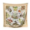 Opherty Ciocci GUCCI Vintage Beige Floral Silk Scarf Funghi Mushrooms 1967 Accornero -Best Jewelry Store cfd986da 5c0a 5167 b9df 1653713f6b88