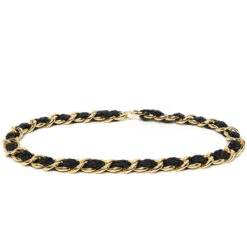 Rewind Vintage CHANEL Interwoven Chain-Link Belt