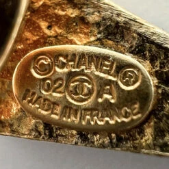 Rewind Vintage CHANEL Crystallised Shoe Pin -Best Jewelry Store chanel shoe pin 1